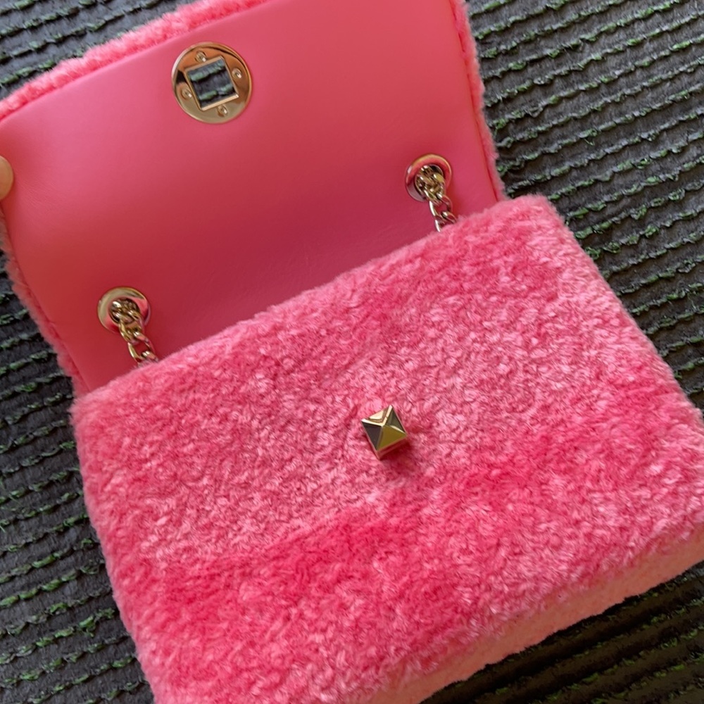 Kate Spade Natalia Foux Fur small flap crossbody - Picture 6 of 16